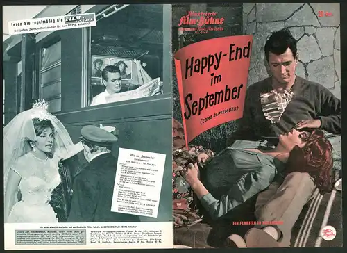 Filmprogramm IFB Nr. 5964, Happy-End im September, Rock Hudson, Gina Lollobrigida, Regie: Robert Mulligan