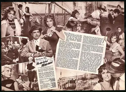 Filmprogramm IFB Nr. 47543, Wo der heisse Wind weht, Gina Lollobrigida, Marcello Mastroianni, Regie: Jules Dassin