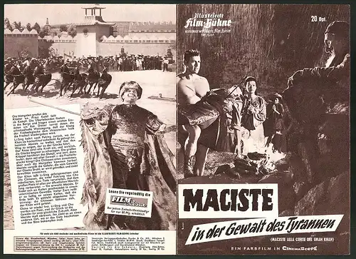 Filmprogramm IFB Nr. 6064, Maciste in der Gewalt des Tyrannen, Gordon Scott, Dante di Paolo, Regie: Riccardo Freda