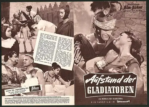 Filmprogramm IFB Nr. 4649, Aufstand der Gladiatoren, Ettore Manni, George Marchal, Regie: Vittorio Cottafavi