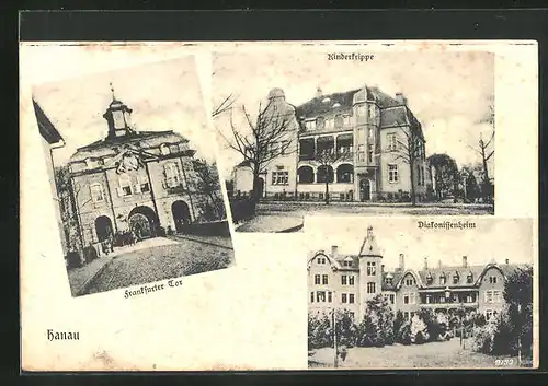 AK Hanau, Frankfurter Tor, Kinderkrippe, Diakonissenheim