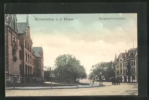 AK Holzminden a. d. Weser, Baugewerkschulplatz