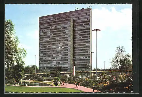 AK Düsseldorf, Thyssen-Haus am Hofgarten