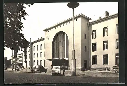 AK Gera, Hauptbahnhof, Portal