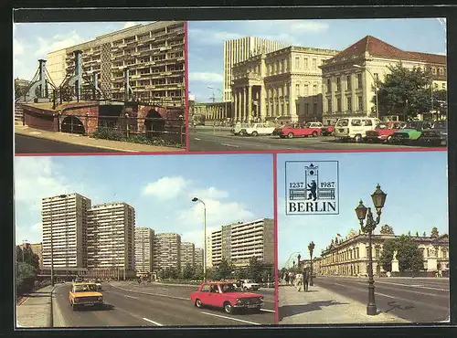 AK Berlin, Leipziger Strasse, Jungfernbrücke, Museum für Deutsche Geschichte