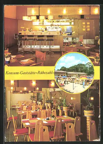 AK Berlin, Konsum-Gasthaus Rübezahl am Müggelsee