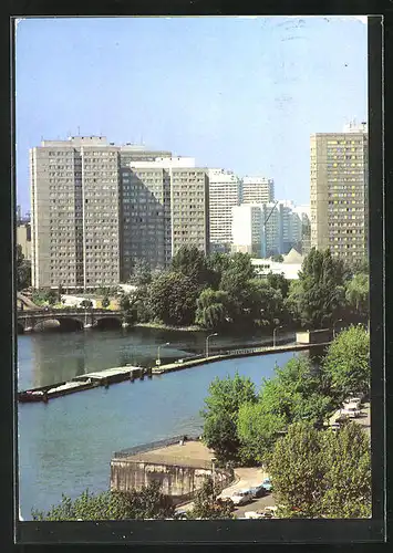 AK Berlin, Blick zur Fischerinsel