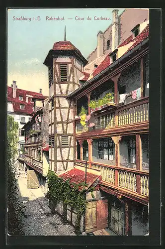 AK Strassburg i. E., Rabenhof, Cour du Corbeau