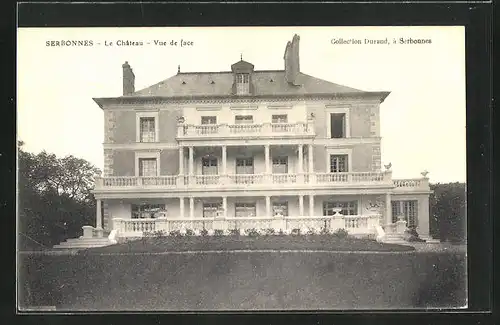 AK Serbonnes, Le Chateau, Vue de face