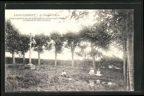 AK Saint-Clément, La Fontaine d`Azon