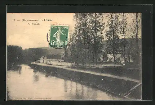 AK St-Aubin-sur-Yonne, Le Canal