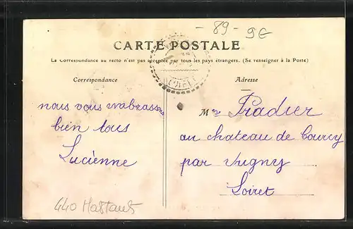 AK Saint-Aubin-Chateau-Neuf, Frauville