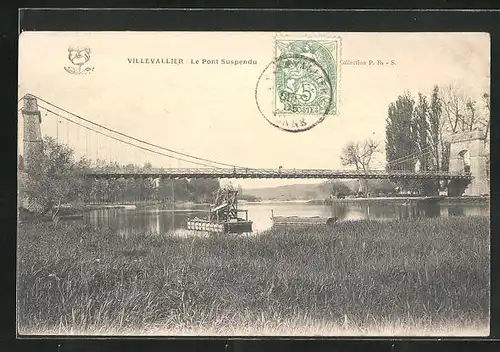 AK Villevallier, Le Pont Suspendu