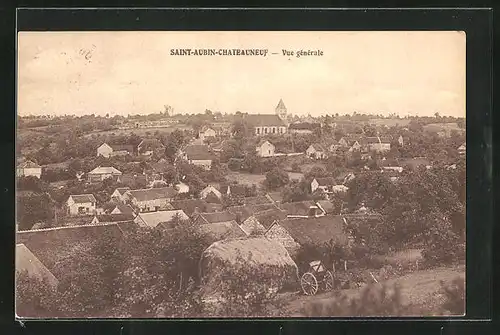 AK Saint-Aubin-Chateauneuf, Vue générale