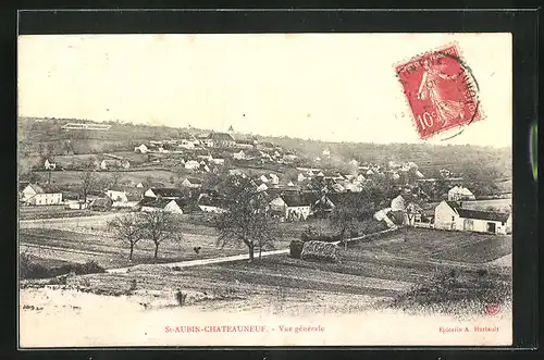 AK Saint-Aubin-Chateauneuf, Vue générale