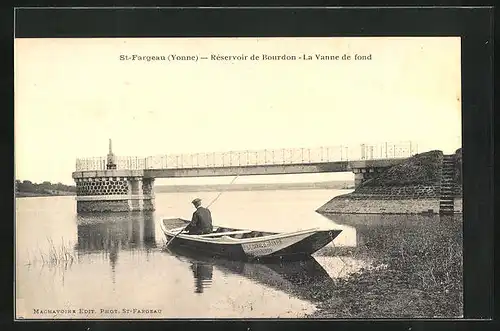 AK Saint-Fargeau, Réservoir de Bourdon, La Vanne de fond