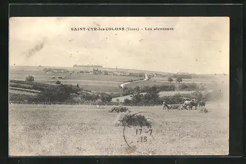 AK Saint-Cyr-les-Colons, Les alentours