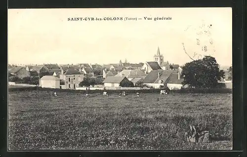 AK Saint-Cyr-les-Colons, Vue générale