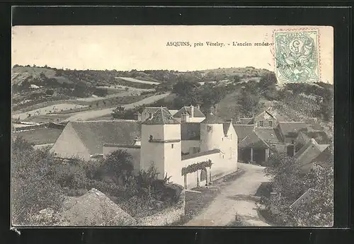 AK Asquins, près Vèzelay, L`ancien rendez-vous de chasse