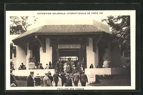 AK Paris, Exposition coloniale internationale 1931, Pavillon des Tabac
