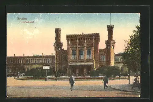 AK Breslau, Hauptbahnhof