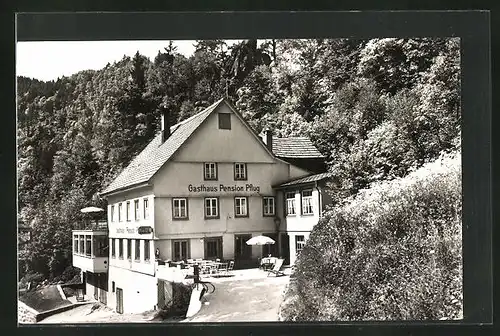 AK Gremmelsbach /Schwarzwald, Gasthof Pflug