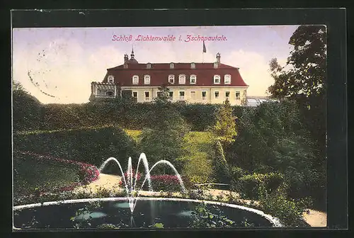 AK Lichtenwalde, Schloss Lichtenwalde im Zschopautal