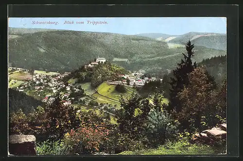 AK Schwarzburg, Blick vom Trippstein