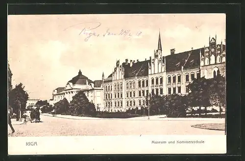 AK Riga, Museum und Kommerzschule