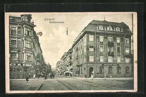 AK Gleiwitz, Deutsche Bank in der Wilhelmstrasse