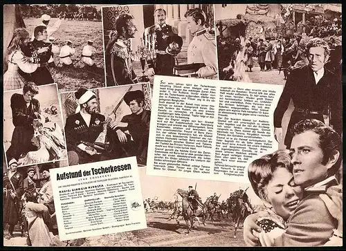 Filmprogramm IFB Nr. 5484, Aufstand der Tscherkessen, Edmund Purdom, John Barrymore jr., Regie: Giorgio Rivalta