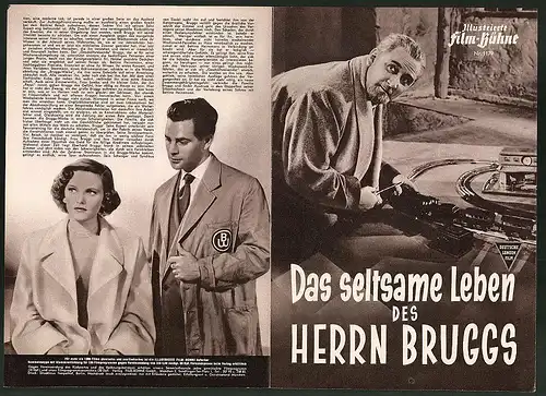 Filmprogramm IFB Nr. 1179, Das seltsame Leben des Herrn Bruggs, Gustav Knuth, Christel Mardayn, Regie: Erich Engel