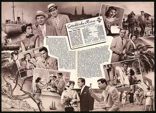 Filmprogramm IFB Nr. 2625, Glückliche Reise, Paul Hubschmid, Inge Egger, Regie: Thomas Engel