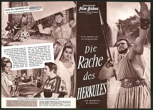 Filmprogramm IFB Nr. 5589, Die Rache des Herkules, Mark Forest, Wandisa Guida, Regie: Vittorio Cottafavi