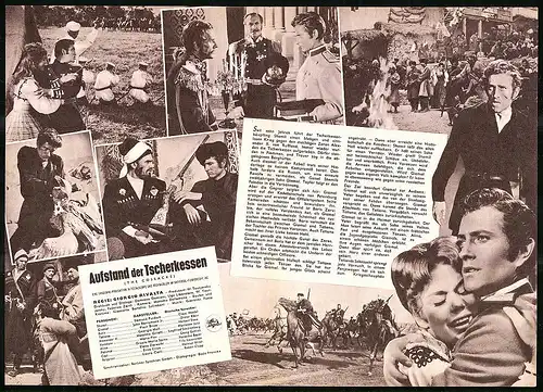 Filmprogramm IFB Nr. 5484, Aufstand der Tscherkessen, Edmund Purdom, John Baryymore jr., Regie: Giorgio Rivalta