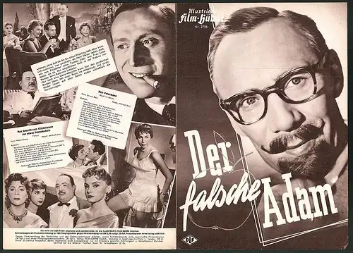 Filmprogramm IFB Nr. 2796, Der falsche Adam, Rudolf Platte, Oskar Sima, Regie: Geza von Cziffra