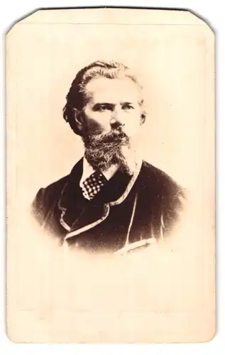 Fotografie unbekannter Fotograf und Ort, Portrait Friedrich Wilhelm Fricke, Pädagoge & Schriftsteller 1810-1891