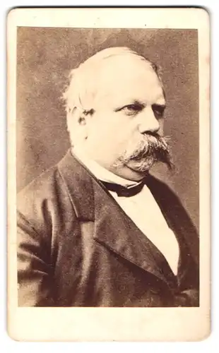 Fotografie unbekannter Fotograf und Ort, Portrait Ernst Friedrich Gurlt, Tiermediziner 1794-1882