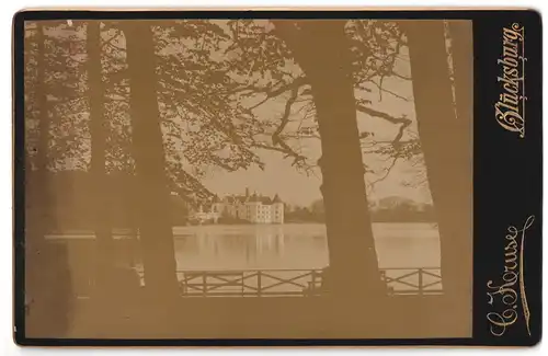 Fotografie C. Kruse, Glücksburg, Ansicht Glücksburg, Blick auf das Wasserschloss