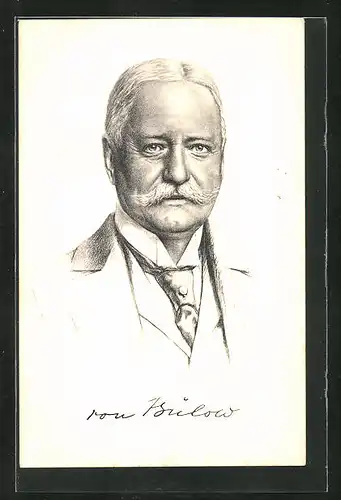 AK Portrait des deutschen Politikers Fürst v. Bülow