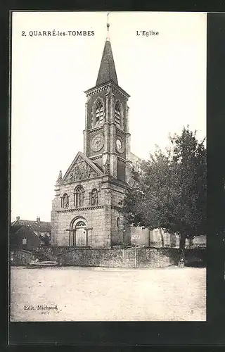 AK Quarré-les-Tombes, L`Eglise