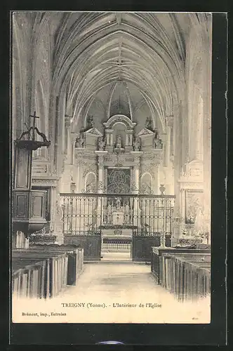 AK Treigny, L`Intérieur de l`Eglise