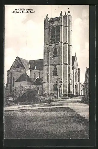 AK Appoigny, L`Eglise, Facade Ouest