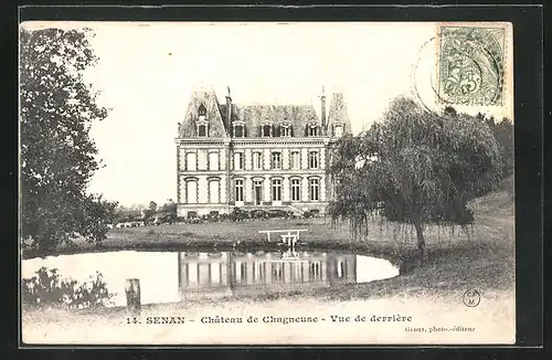 AK Senan, Château de Chagneuse, Vue de derrière