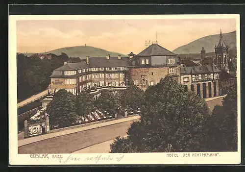AK Goslar /Harz, Hotel Der Achtermann