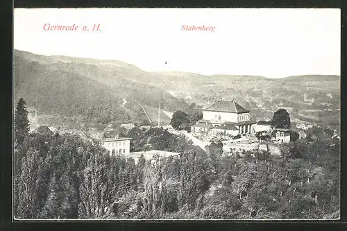 AK Gernrode a. H., Hotel Stubenberg