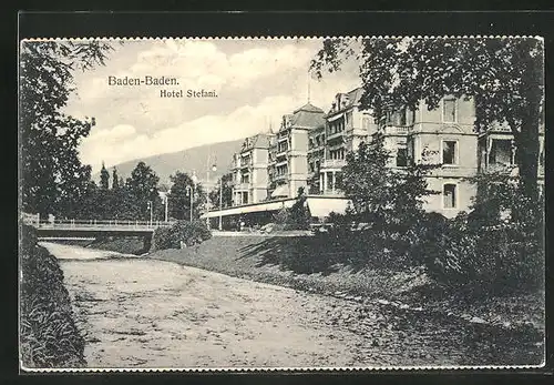 AK Baden-Baden, Hotel Stefani