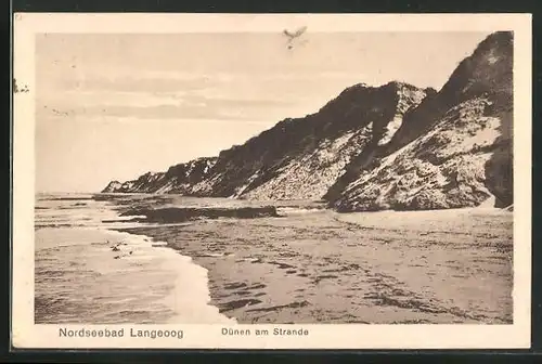 AK Langeoog, Dünen am Strande