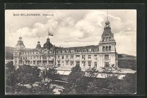 AK Bad Wildungen, Hotel Fürstenhof