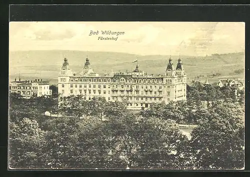 AK Bad Wildungen, Hotel Fürstenhof